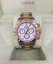 Pre-owned Rolex Daytona Cosmograph 116523 White Dial