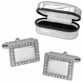 Personalised Zirconia Cufflinks Online