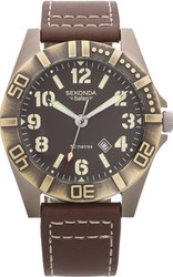 Buy Sekonda Men's Safari Watch - Brown at BrandedWatchSale.co.uk