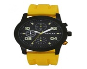 Buy Henley Gents Fashion Silicon Yellow Strap Watch