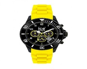 Buy Ice-Watch Chronograph Black and Yellow Big Silicone Watch