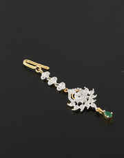 Buy Online American Diamond Maang Tika|Anuradha Art Jewellery