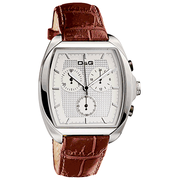 D&G DW0428 Gents 'Martin' Brown Strap Chronograph Watch