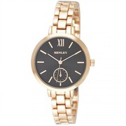 Henley Ladies Fashion Rose Gold Roman Numeral Bracelet Watch H07273.34