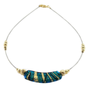 Gold Plated Murano Glass Necklace
