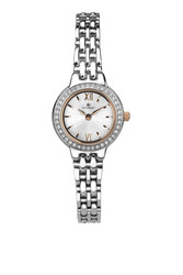 Accurist Women's Fashion Diamond Dial Silver Bracelet Watch 8281