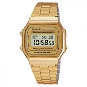 New Casio Gents Classic Digital Electro Luminescence Gold Brand Watch 