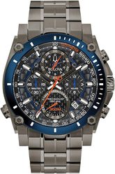 Bulova Men's Icon High Precision Quartz Chronograph Watch,  Curved Mine