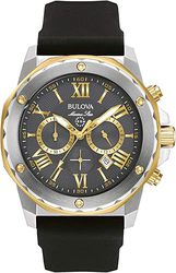 Bulova Men's Marine Star Series A Two-Tone Gold Ion-Plated Stainless 